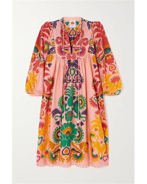 Why We Can't Get Enough of the Farm Rio Peach Amulet Frock